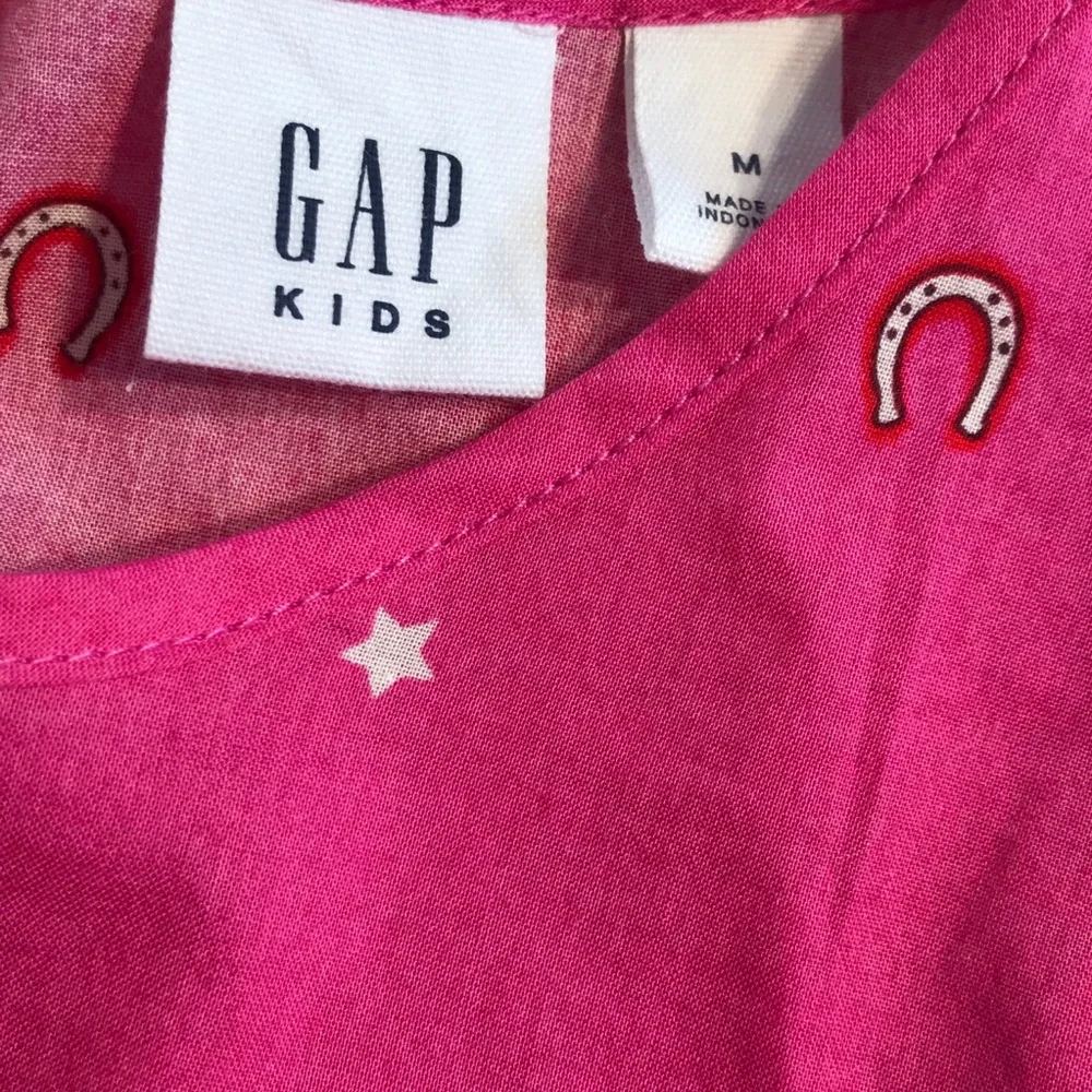 Gap‎ Ruffle Peplum Print Top